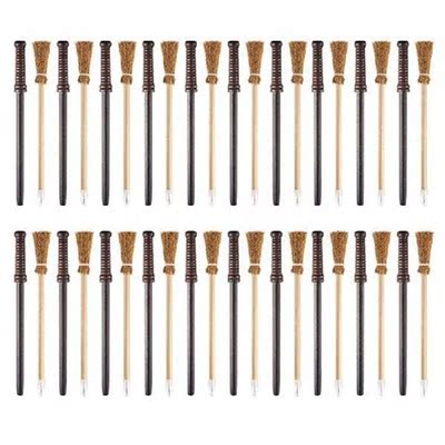 20 Pcs Wand Pencils Party Supplies And 20 Pcs Witch Broom
