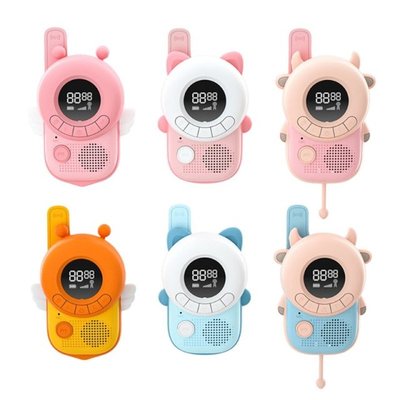 2x Electronic Interphone Novelty Kids Toys Outdoor Walkie Ta