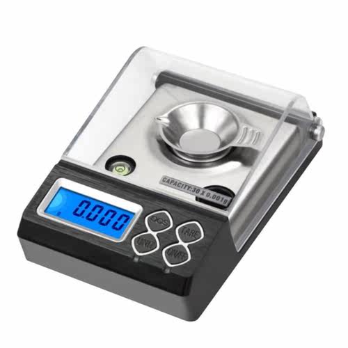 High Precision Digital Milligram Pocket Scale 30G/0.001G Lab