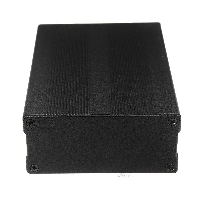 1Pcs Black Extruded Aluminum Box 100x76x35mm Enclosures PCB
