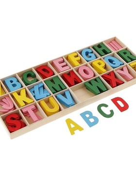 156 Pieces Wooden Shapes Alphabet Letters Scrapbooking Embe
