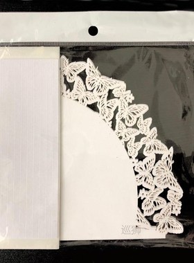 50pcs Laser Cut Butterfly Lace Laying Petal Candy Wedding Pa