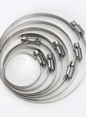 10pcs/Lot High Quality Screw Worm Drive Hose Clamp 304 Stain