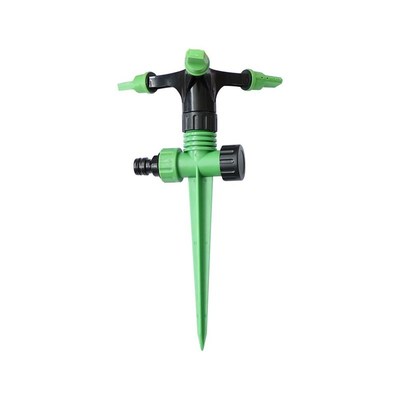 4 Pcs 360 Degree 3-Head Automatic Spiked Rotating Sprinklers