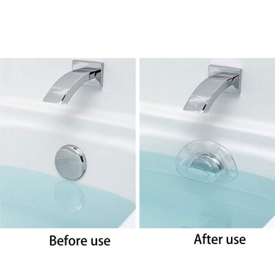 Bottomless Bath Overflow Drain Cover Adds Water to Tub for B