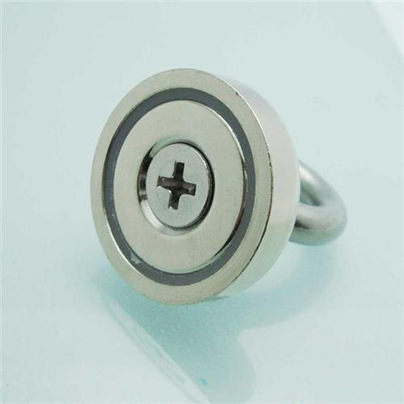 2PCS rong Powerful Neodymium Magnet Hook Salvage Sea Fishi