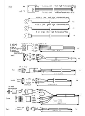 Ebike Controller 24V 36V 48V 250W 350W 500W 750W 1000W 1500W