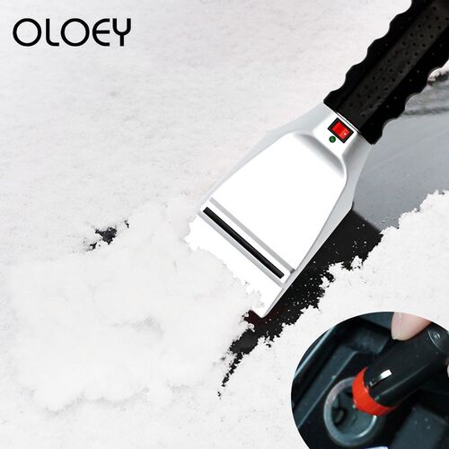 12V Electric Heated Car Ice Scraper Automobiles Cigarette Li