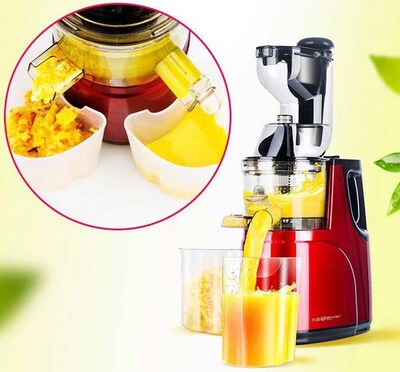 GERMAN Motor Technology New Large Mouth Slow Juicer Fruit Ve
