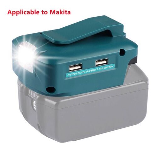 Dual USB charger adapter converter power supply for Makita 1