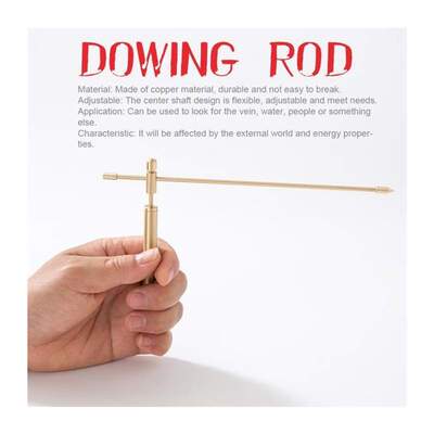1pair Adjustable Detachable Copper Dragon Seeking Dowsing R