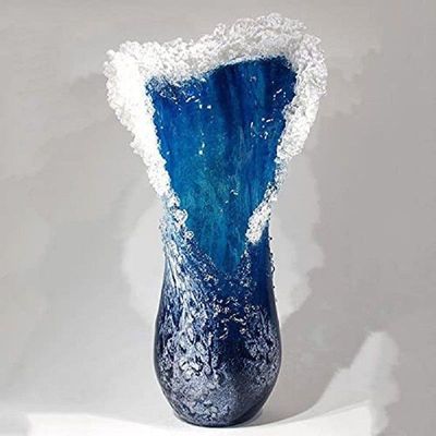 Modern Flower Arrangement Vase Creative Resin Wavy Vase