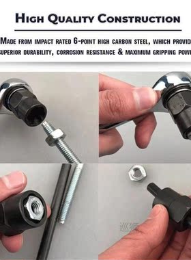 10Pcs Damaged Nut Bolt Remover 9-19Mm Extractor Removal Tool