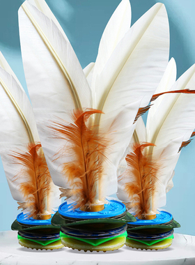 1Pc China Jianzi Football Foot Kick Handwheel Fancy Goose