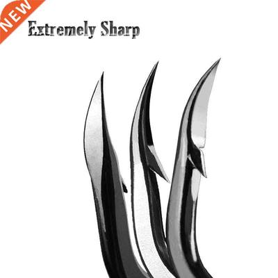 50pcs/Lot Fishing Hooks Extremely Sharp High Carbon Steel Ba