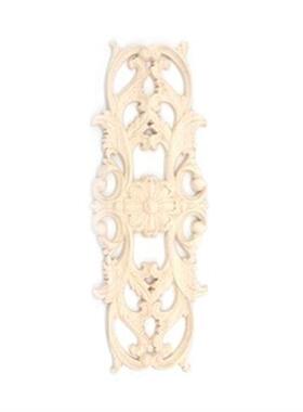 1 Pcs Rubber Wood Carved Applique Retro Furniture Crafts