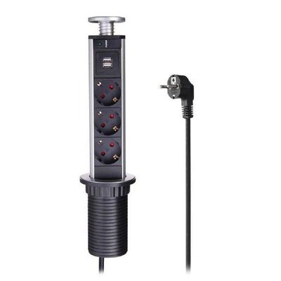 3500W Pop Up Power Socket 16A Hidden Retractable Outlet