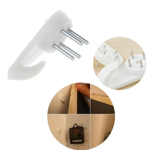 50 Pcs Plastic Invisible Traceless Wall Mount Photo Picture
