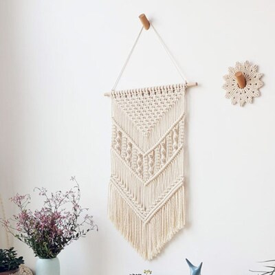Macrame Wall Hanging Tapestry Wall Decor Boho Chic Handmade