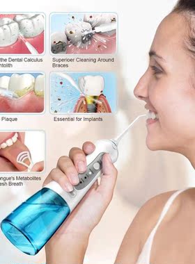 Hot 3 Modes Rechargeable Oral Irrigator Portable Dental Wat