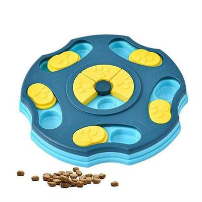 Round Puzzle Pets Slow Feeder Interactive Snack Dispensing