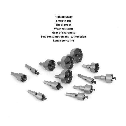 1PCs Drill Bit Hole Saw Set Carbide Tip Gear Cutter Electri