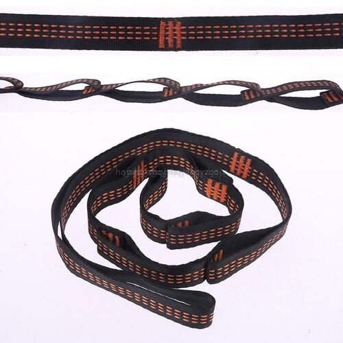 Adjustable Tree Hanging Hammock Straps Climbing Rope Aerial