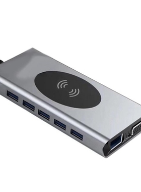 USB Type C HUB To HDMI-Compatible Docking Station RJ45 USB P