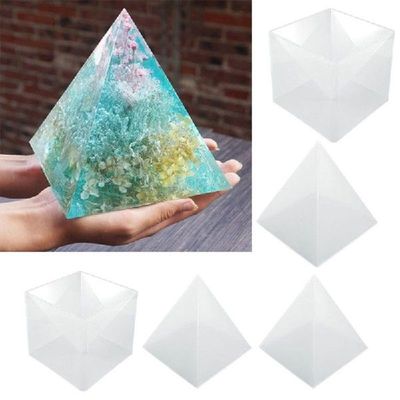 DIY Pyramid Resin Mold Set Large Silicone 3D Pyramid Molds