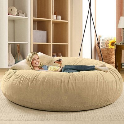 dropshipping microsuede giant removable washable bean bag be