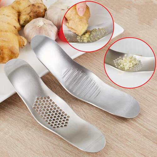 1PC Kitchen Tools Stainless Steel Vegetable Cutter Garlic Pr