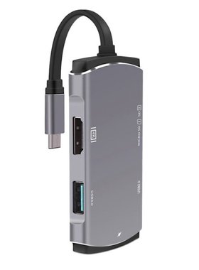 5-In-1 Type-C Docking Station USB Splitter For High-Definiti