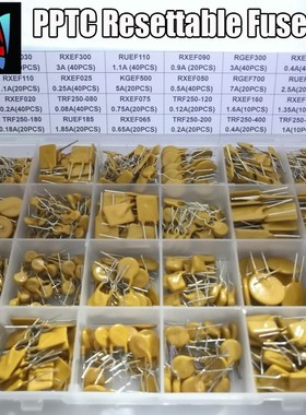 610PCS 24values Self-Recovery Fuse Assorted PPTC KIT 0.05A 0