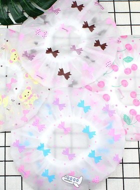 Hot Sale Waterproof Shower Cap Thicken Elastic Bath Hat Bath