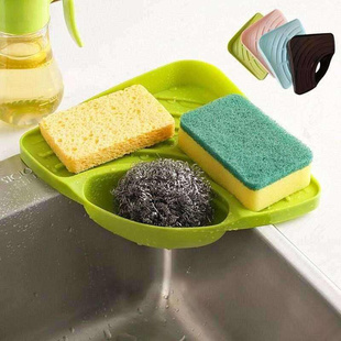 accessories sink corner storage rack sponge holder w