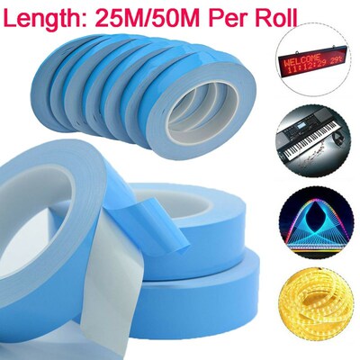 25m Multiple Widths Double Sided Transfer Heat Tape Thermal