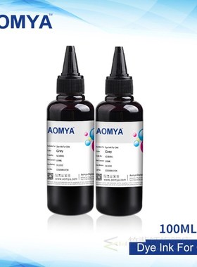 2x100ML Grey /GY Universal Dye Ink For Canon Ink , Specializ