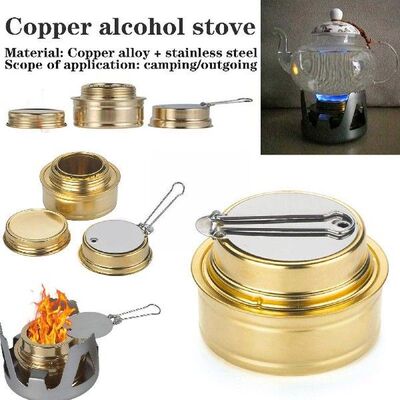 Mini Alcohol Stove Outdoor Portable Ultralight Backpacking