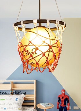 Basketball Pendant Lights Industrial Loft Hanging Lamp for K