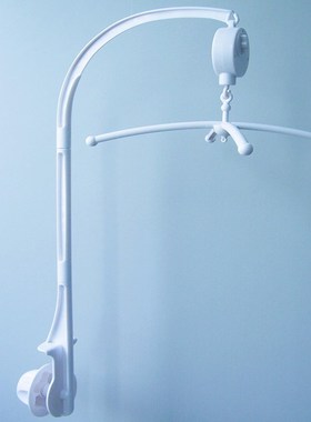 Baby Toys White Rattles Bracket Set Newbron Crib Mobile Bed