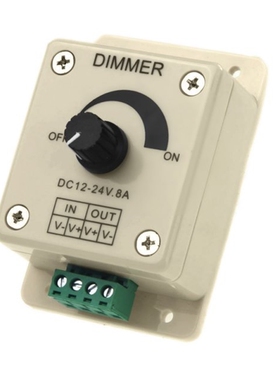 DC 12V-24V LED Dimmer Controller Adjust Single Color For 505