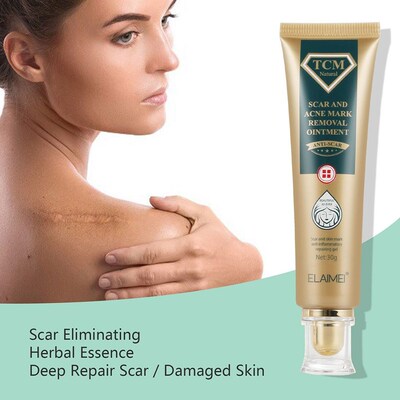 TCM Scar&Acne Mark Removal Gel Ointment Face Pimples Sca
