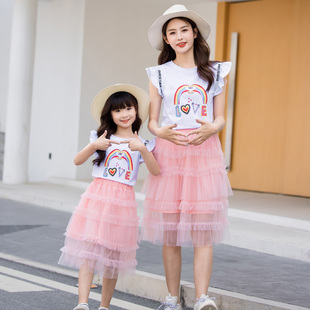 Trajes a juego para Familia, ropa para padres e hijos, camis