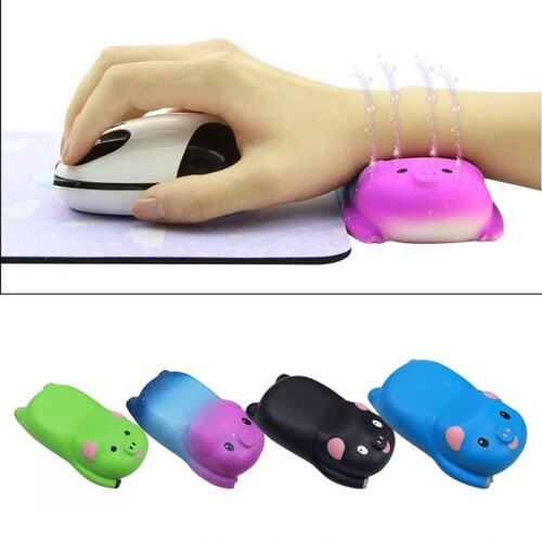 Wrist Pad Rest Pain Relief Pig Shape Memory Foam Laptop Acce