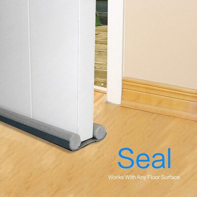 3pcs Door Seam Bottom Seal Soundproof And Dustproof Strip Cl
