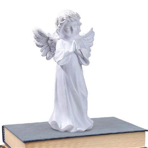 Nordic Angel Figurines Praying Cherub Statues Resin