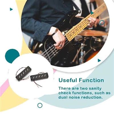 2Pcs Pickups Metal Professional Durable High-Power
