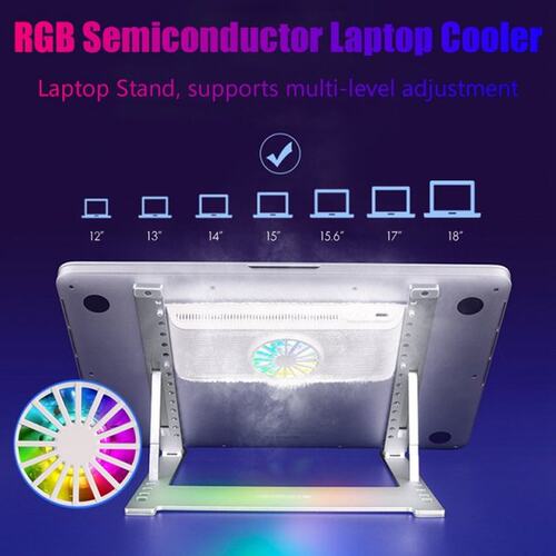 RGB Laptop Cooler Semiconductor Cooling 12-18 Inch Gaming La