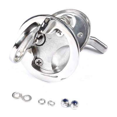 16 Stainless Steel Marine Handle Ring, Deck Box Cover Door