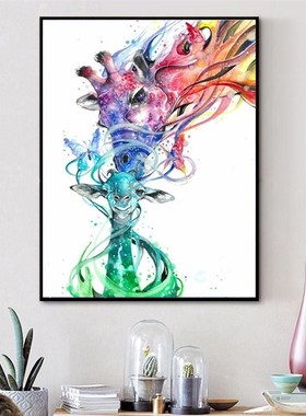 nframe DIY Paint By Number On Canvas Kits Deer Home Decor Co